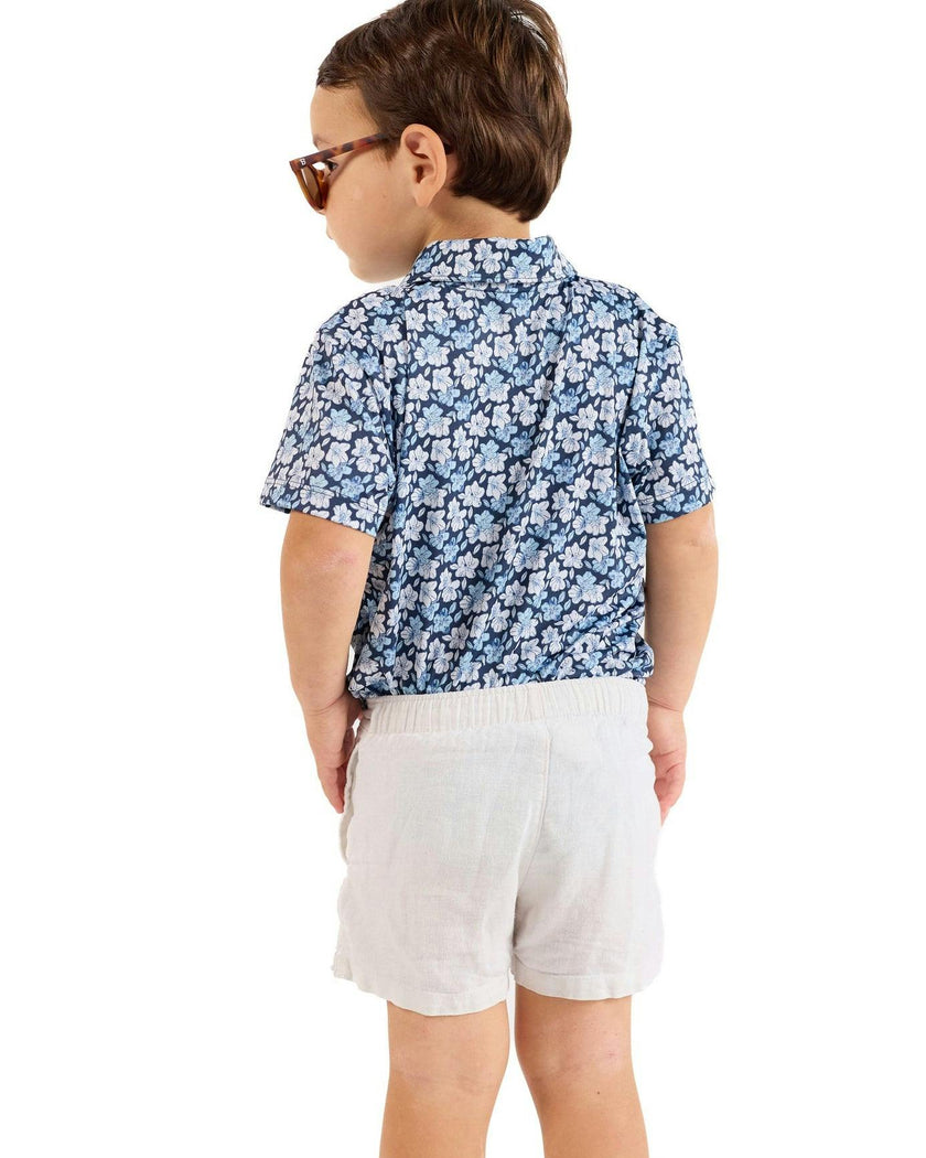 The Azaleas - Navy Boys Golf Polo