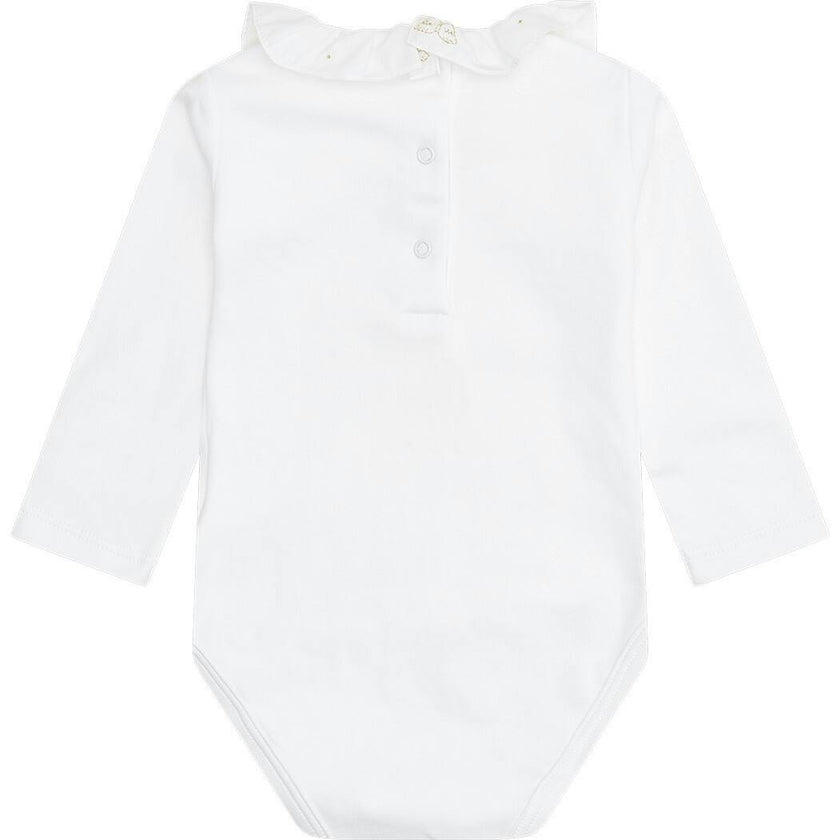 Angel Wing™ Ruffle Collar Onesie