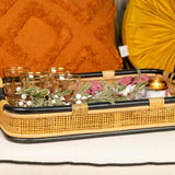 Handcrafted - Coco Serving Tray - Rattan Wicker