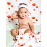 Organic Muslin Four-Layer Reversible Snug Blanket