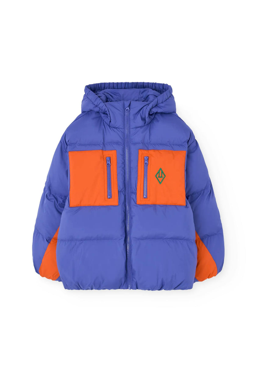 Purple Roadrunner Puffer Jacket