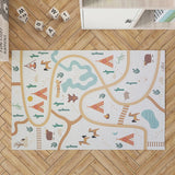 Vinyl Print Rectangular Play Rug
