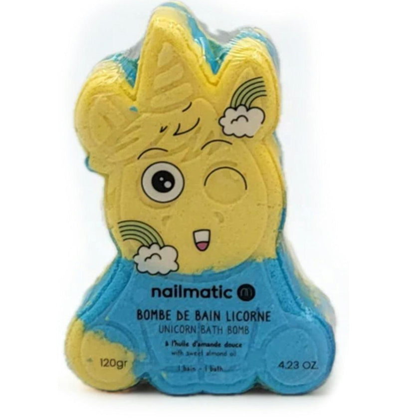 Bath Bomb for Kids UNICORN Blue/Yellow