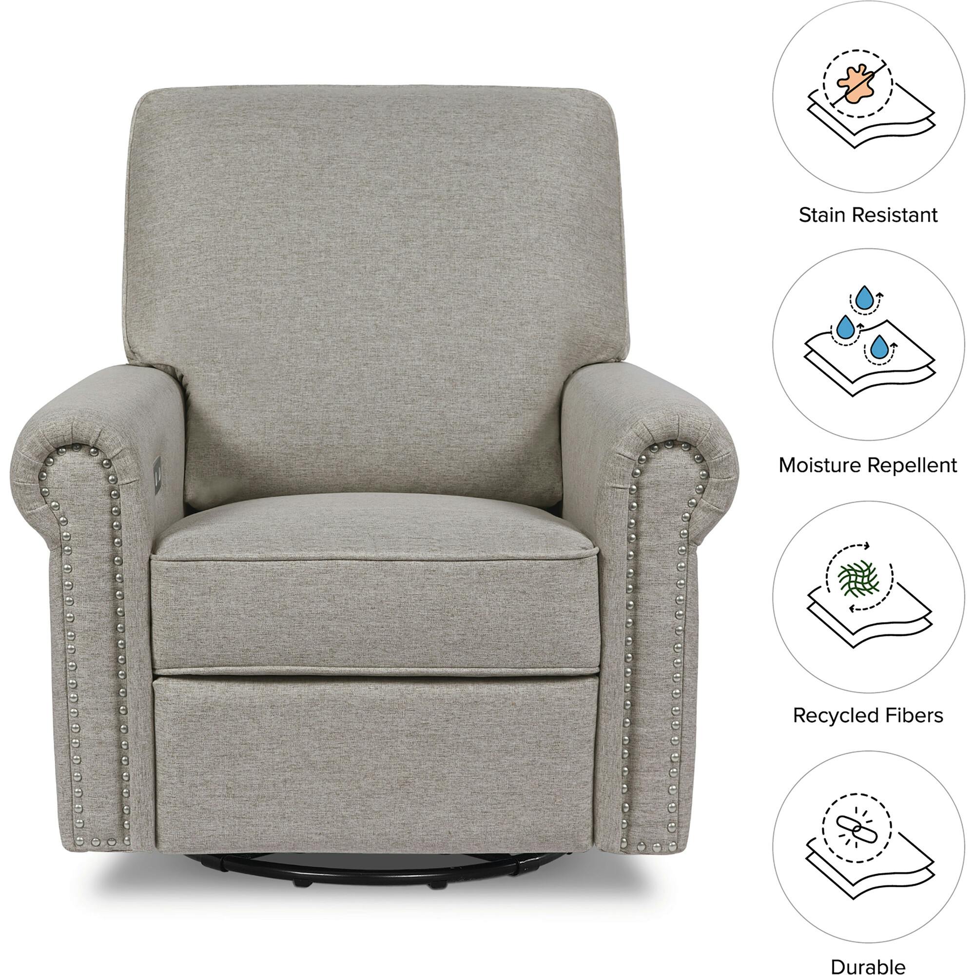 Linden Electronic Recliner And Swivel Glider