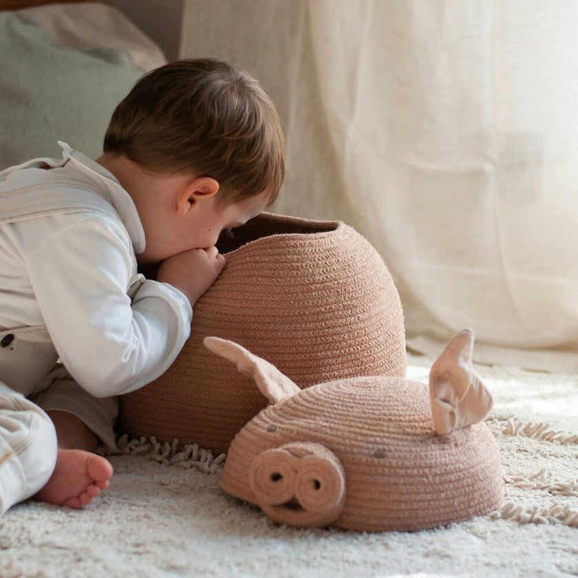Kids Handcrafted Braided Cord Basket