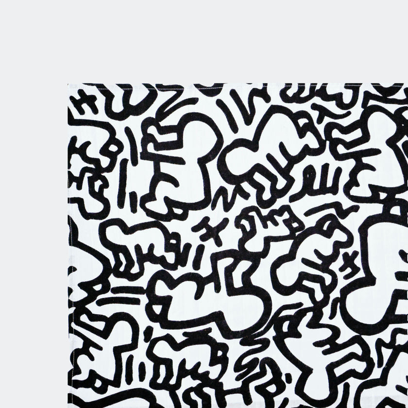 ETTA LOVES x KEITH HARING 'BABY' MUSLIN - for newborn to 4 months old babies
