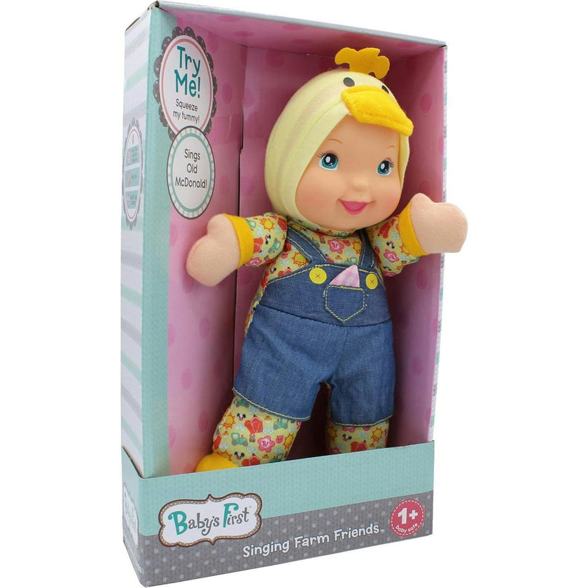 Baby's First Farm Animal Friends Toy Doll