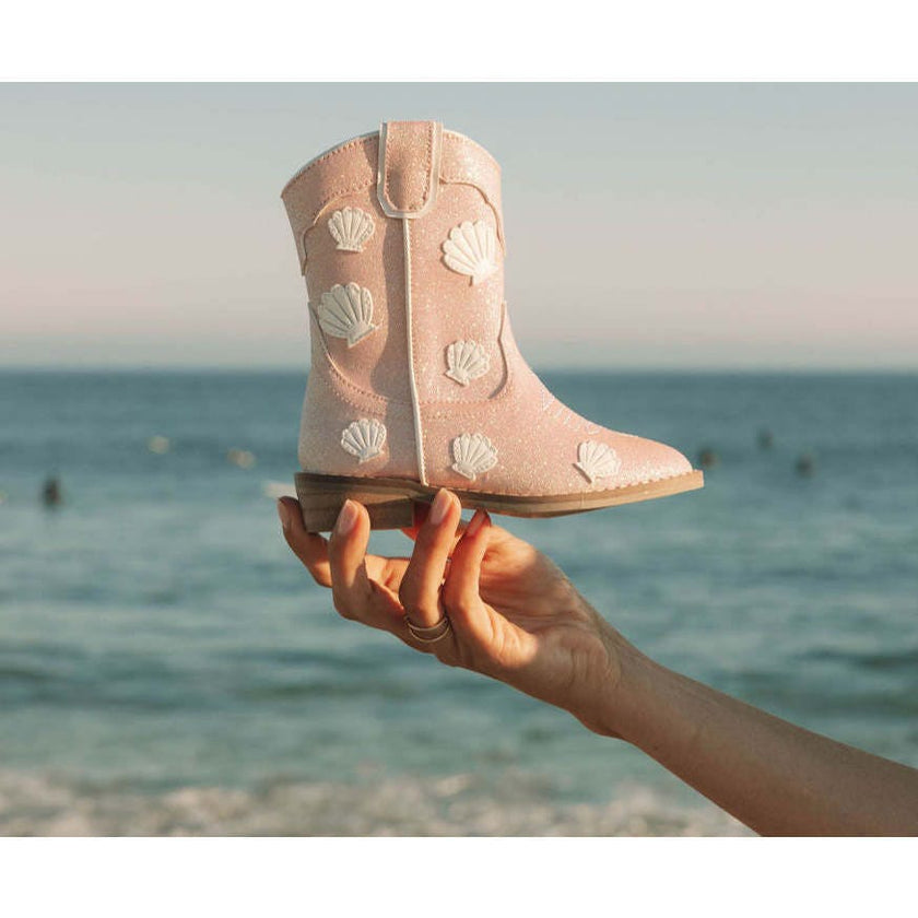 Cowgirl Coral Cove Boots, Pink