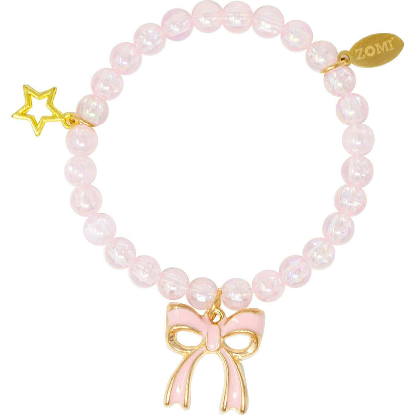 Girl's Sparkle Bow Bracelets Set
