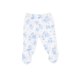 Puppy Toile Blue - Take Me Home Set with Convertible Pant