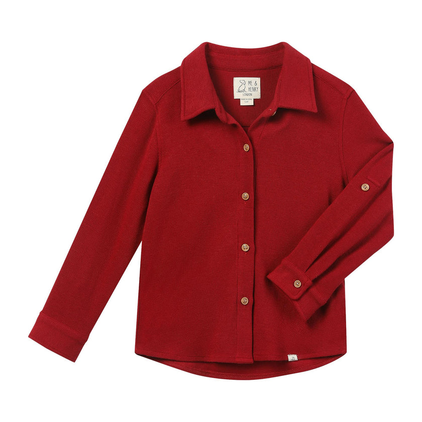 COLUMBIA Red Jersey Shirt