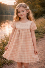 Textured Plaid Dress
