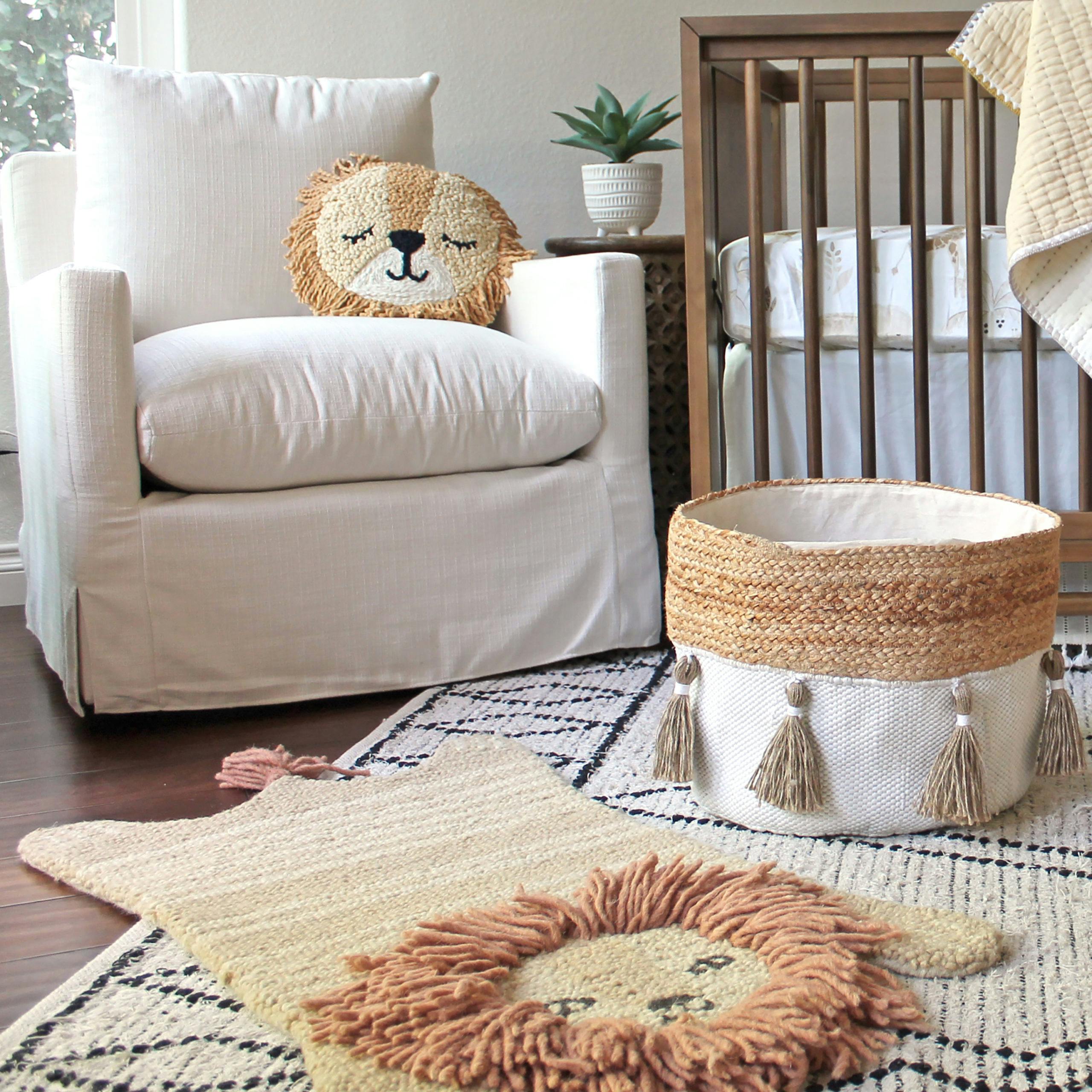 Lion Decorative Nursery Pillow