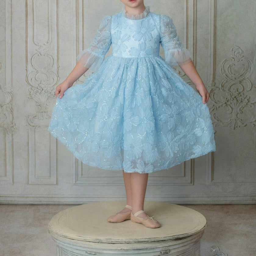 Sky Petal Music Box Dress