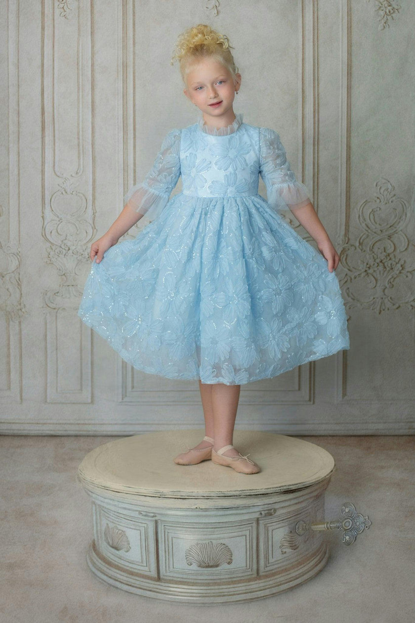 Sky Petal Music Box Dress