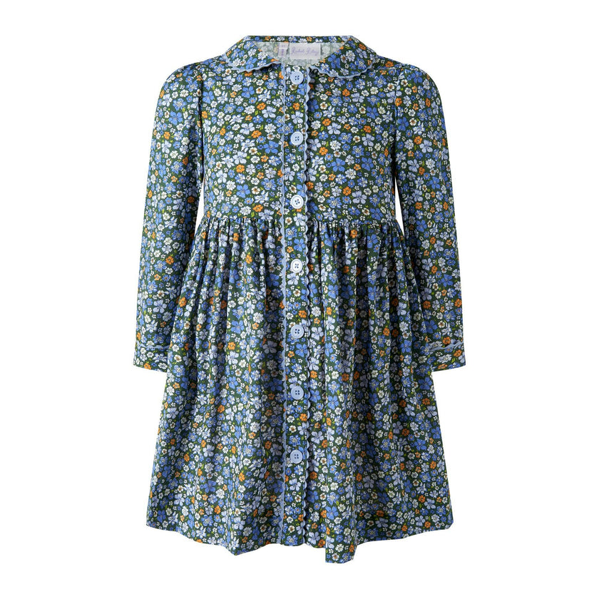 Meadow Floral Button-Front Dress