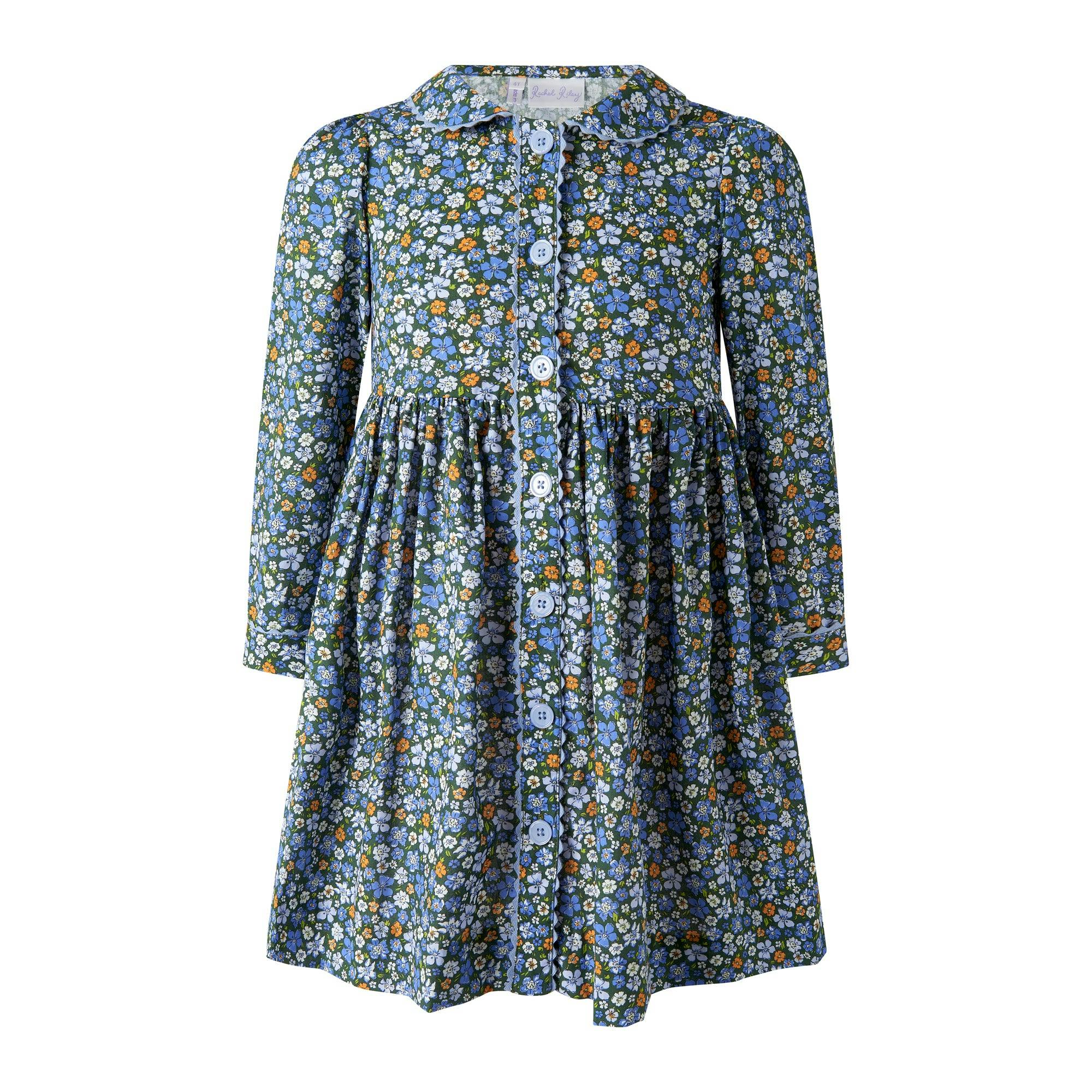 Meadow Floral Button-Front Dress