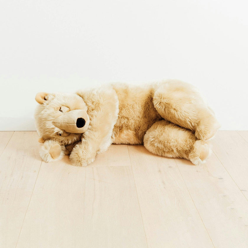 LA PELUCHERIE My Sleeping Lucien Bear - Honey
