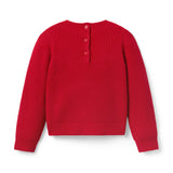 The Holiday Bow Sweater, red