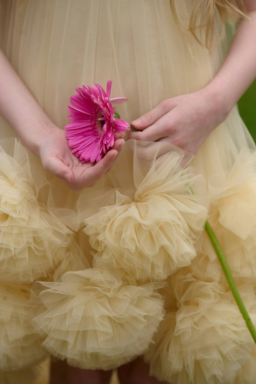 Golden Bloom Dress