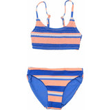 Reversible Sustainable Spaghetti Strap Smocked Top Bikini