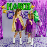 Mardi Gras Confetti Cape