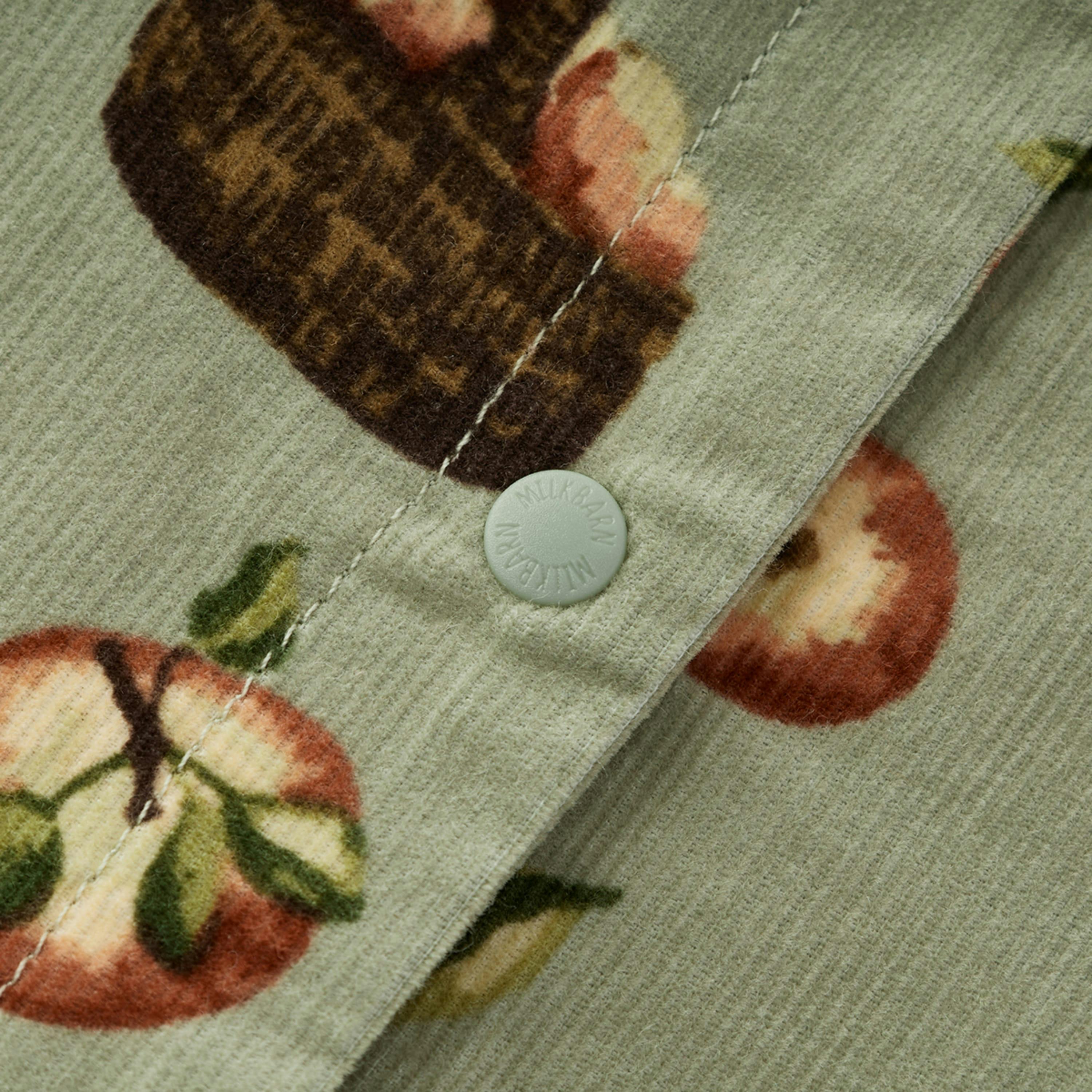 Apple Orchard Corduroy Ruffle Snap Jumper