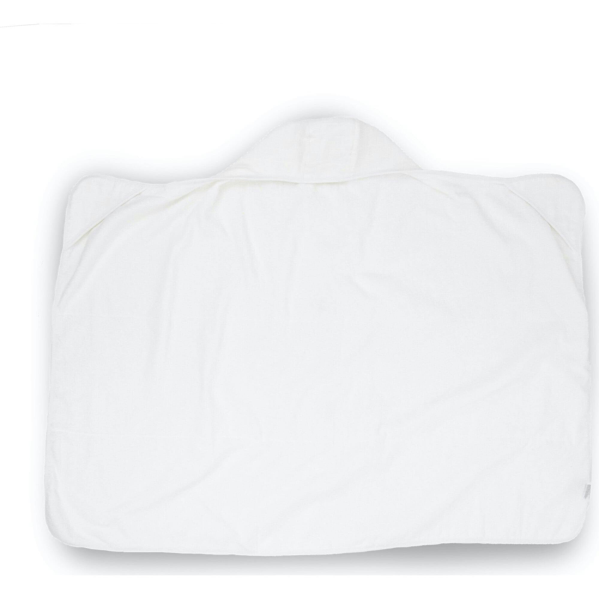 Toddler Hooded Towel - White