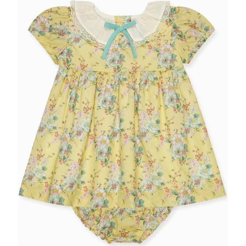 Yellow Floral Willow Baby Girl Set