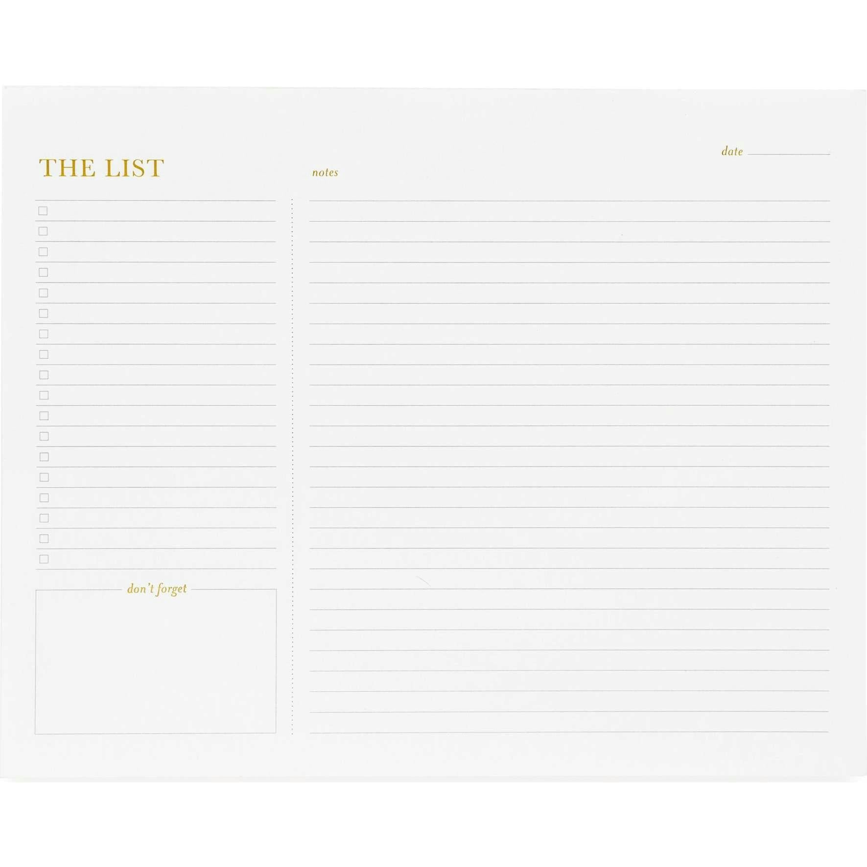 The List Pad