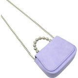 Tiny Metal Pearl Handle Handbag