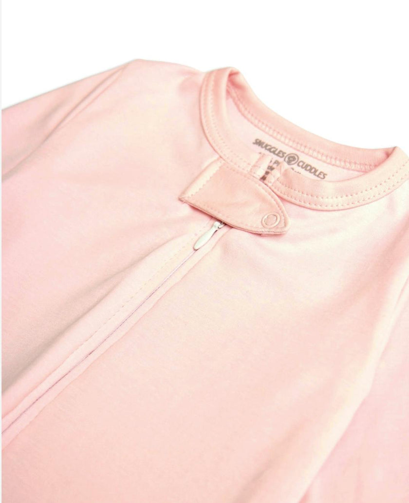 Pink Baby Footie Sleeper | Hypoallergenic Pima Cotton