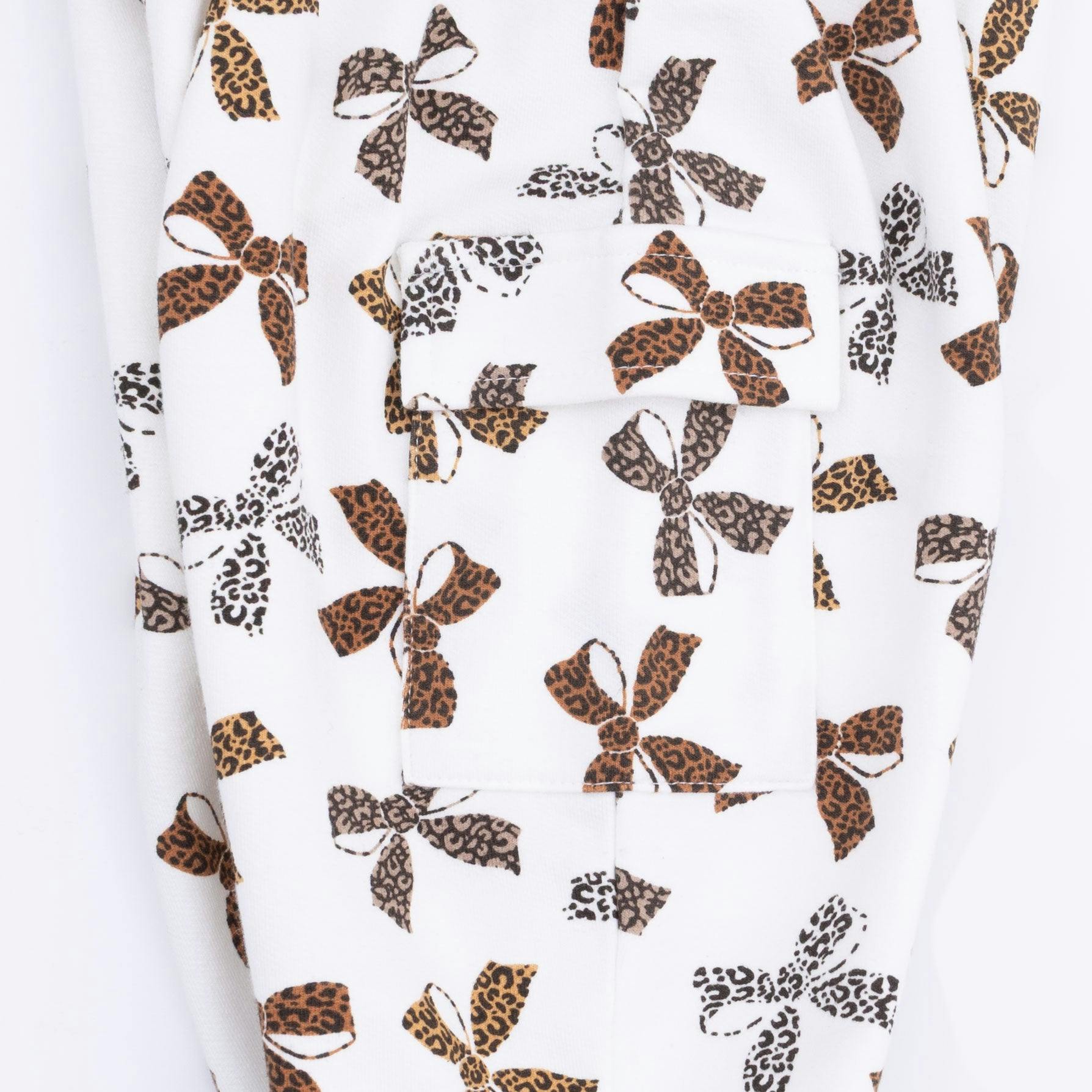 Leopard French Terry - Fashion Cargo Pants