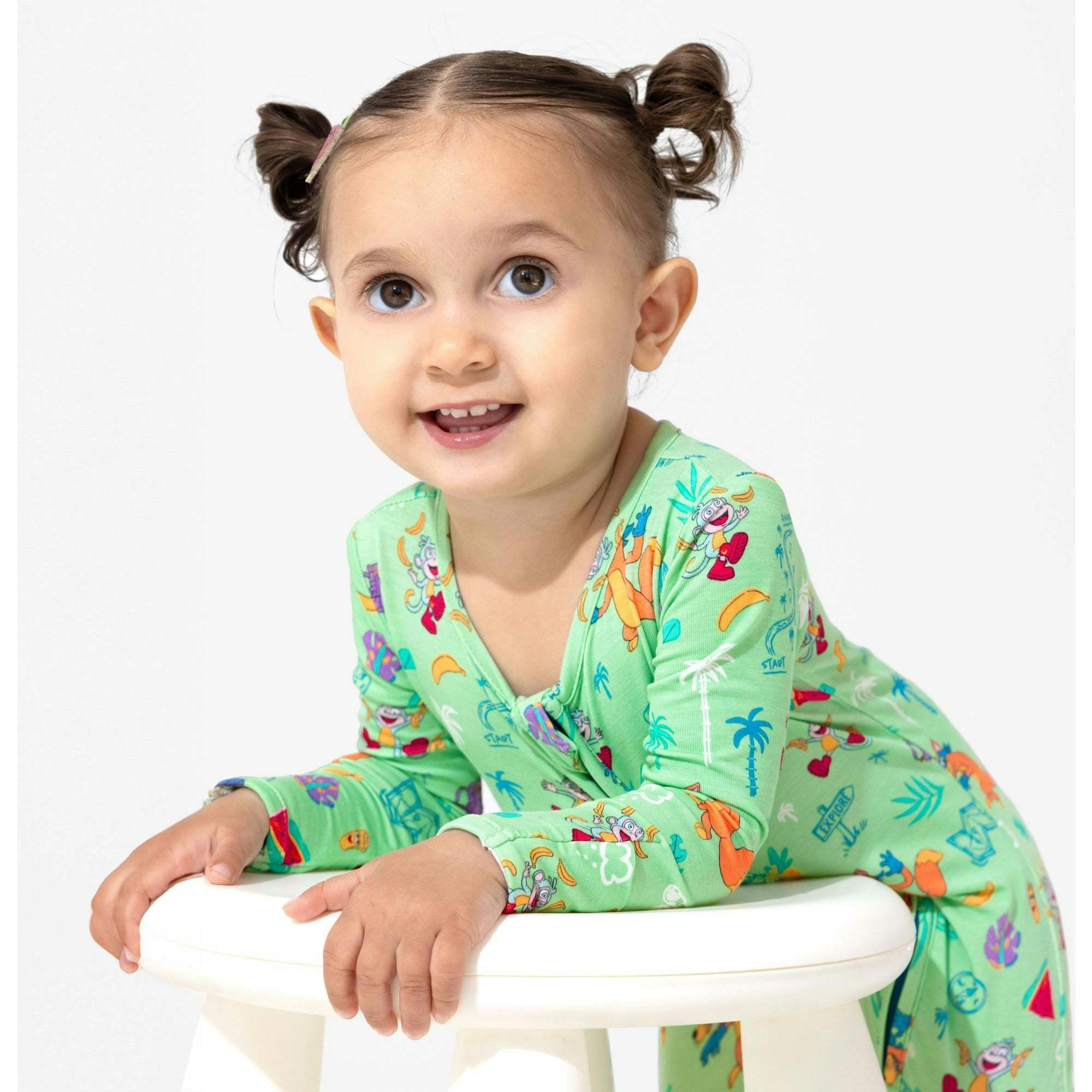 Dora: Boots' Jungle Adventure Bamboo Convertible Footie