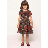 Mini Winnie Dress in Midnight Roses
