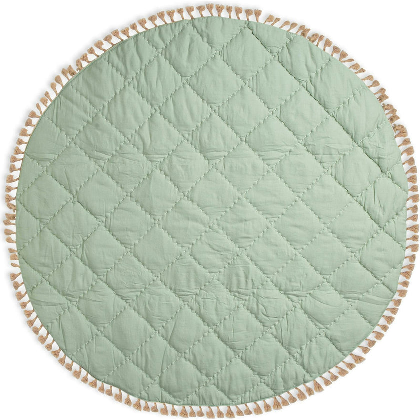 Parker Quilted Baby Play Mat (Pink Floral)