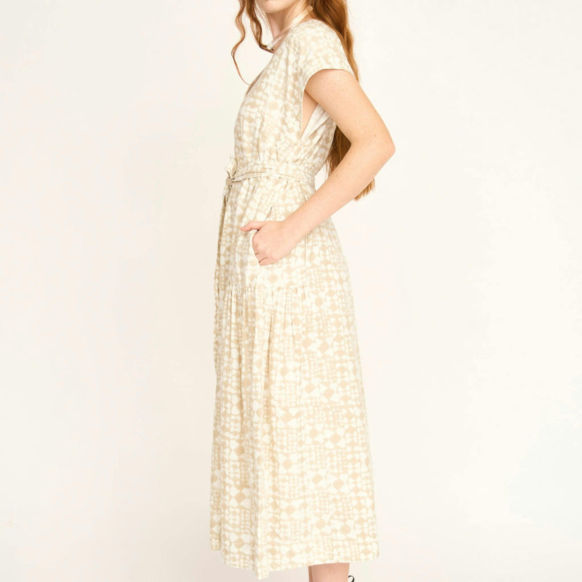 Oaxaca Dress in Sandcastle