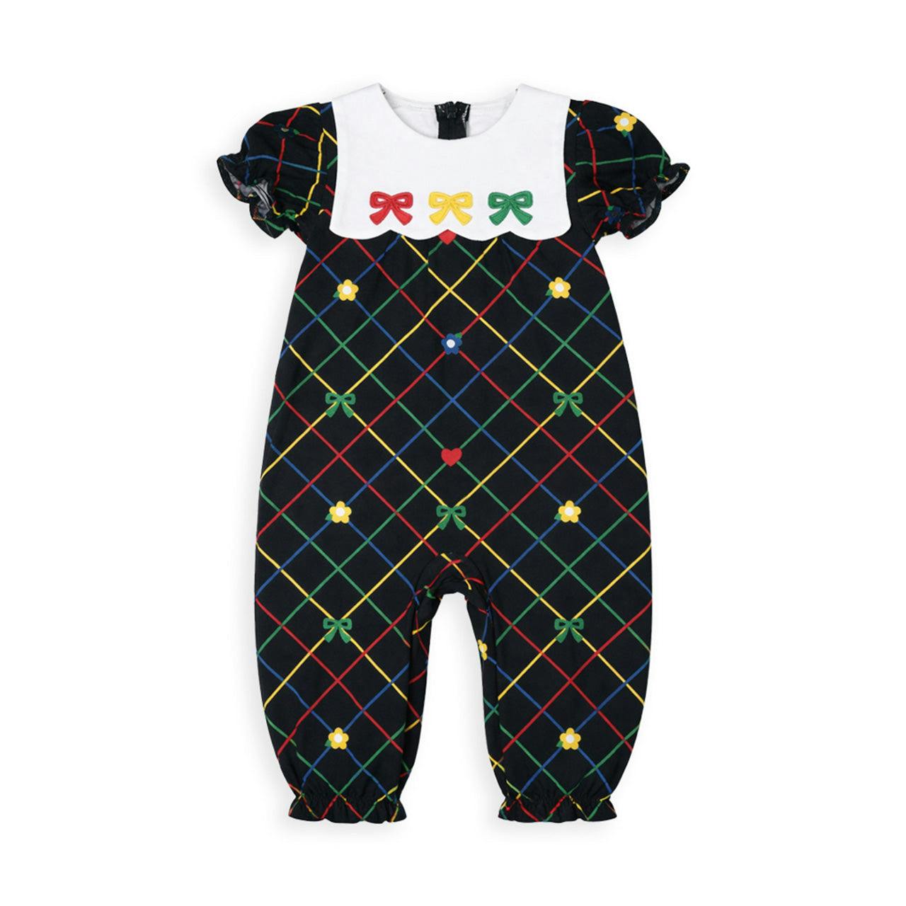 Printed Knit Longall with Bows