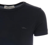 Black Solid Cotton T-Shirt