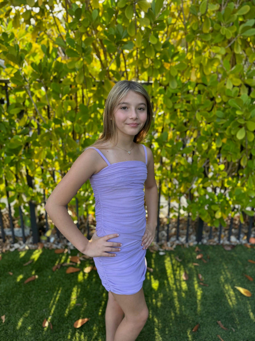 Girls Naomi Mesh Dress