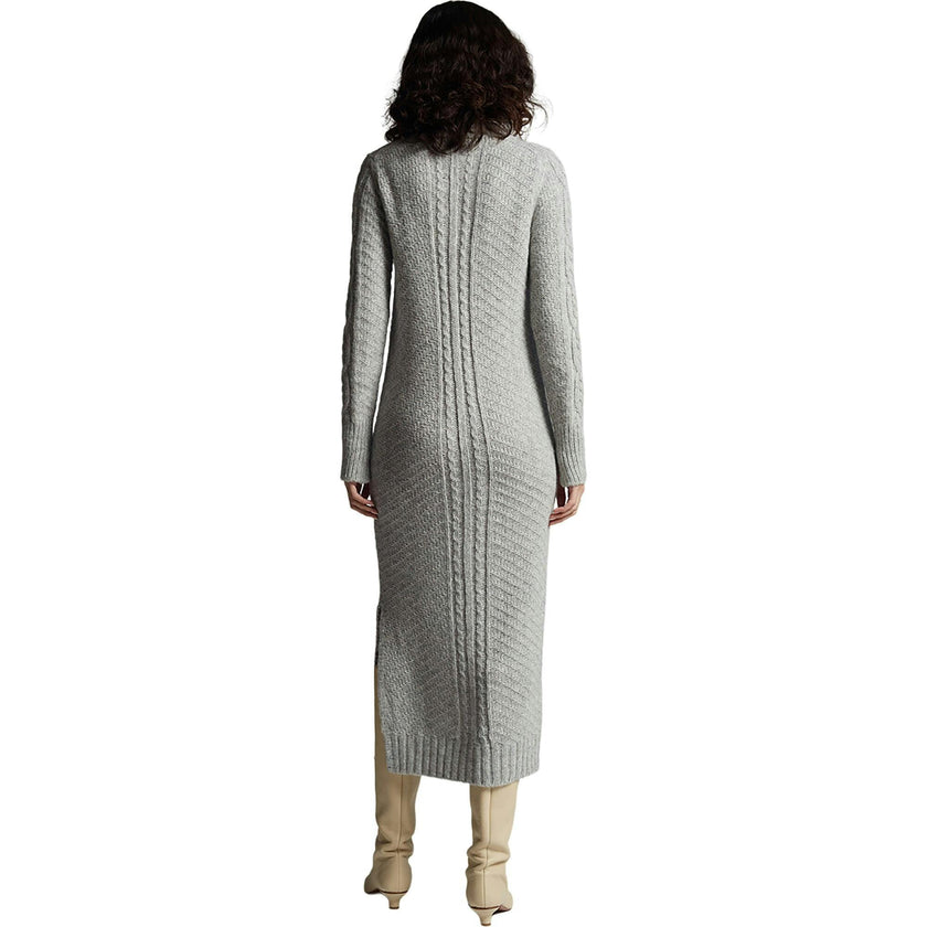 LORA SWEATER DRESS | PALE GREY