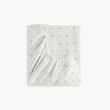 Ditsy Floral Crib Sheet - Blue