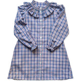 Molly Anne Dress in Blue & Purple Plaid