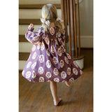 Britta Dress in Intaglio Maroon