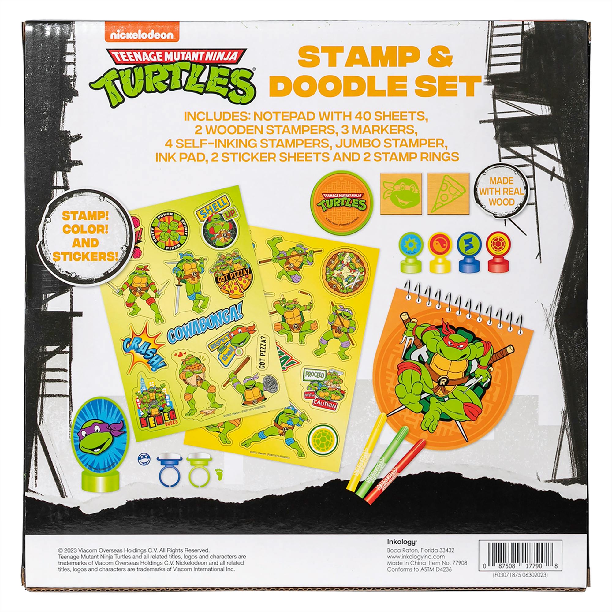 Stamp & Doodle: TMNT