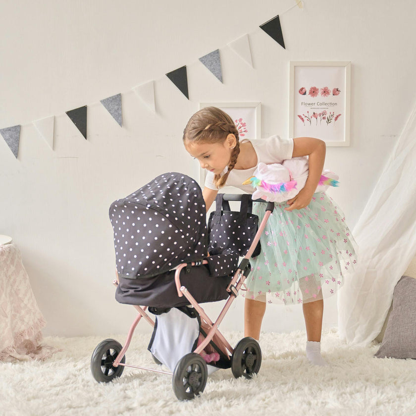Olivia's Little World Pin Up Doll Classic Stroller with Removable Bassinet