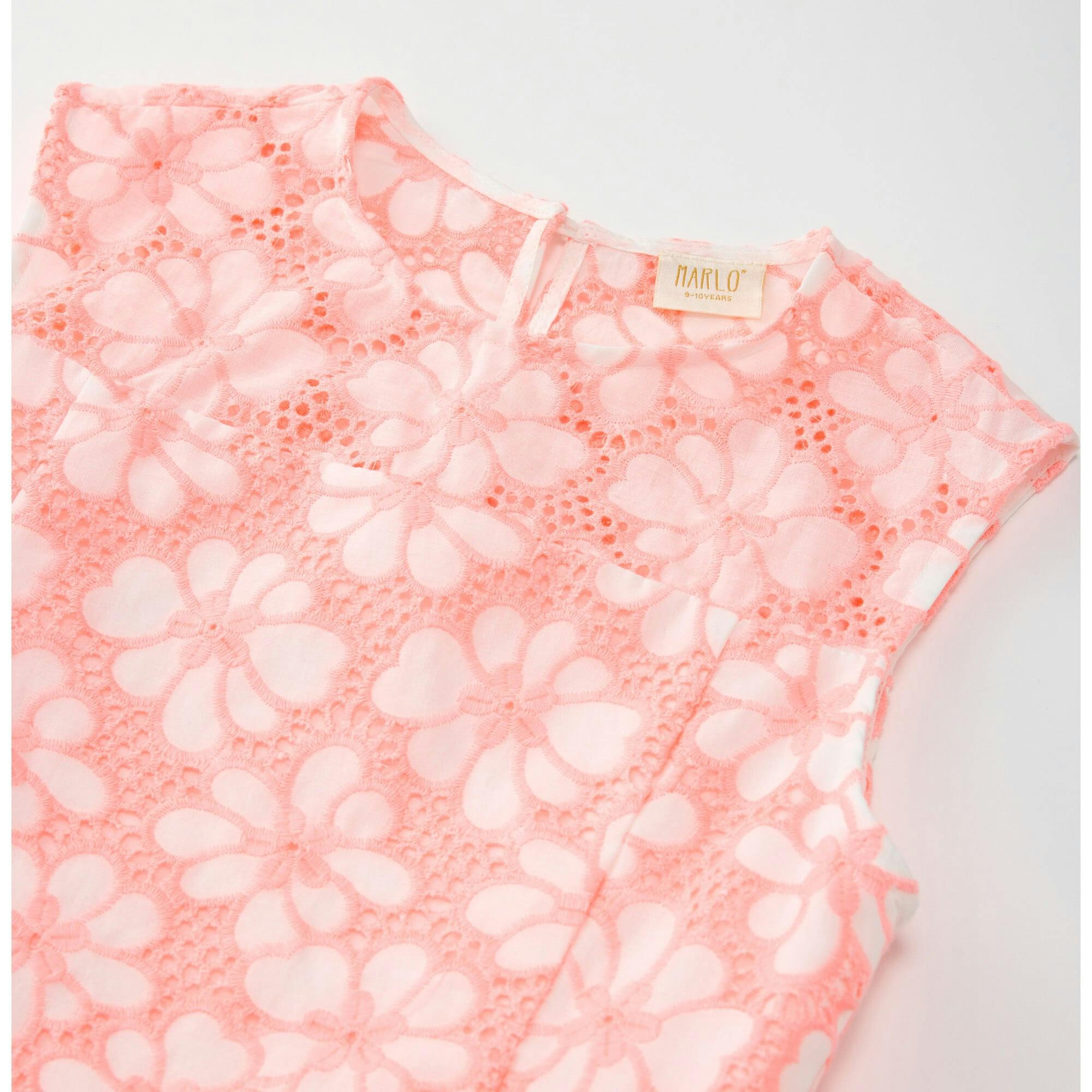 Holly Cotton Embroidered Mini Dress