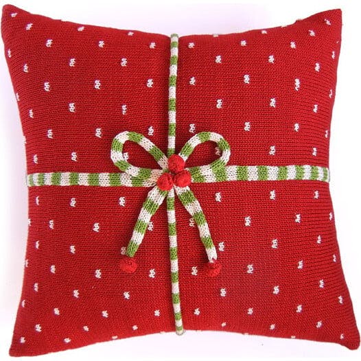 Gift Candy Stripe with Dots Pillow