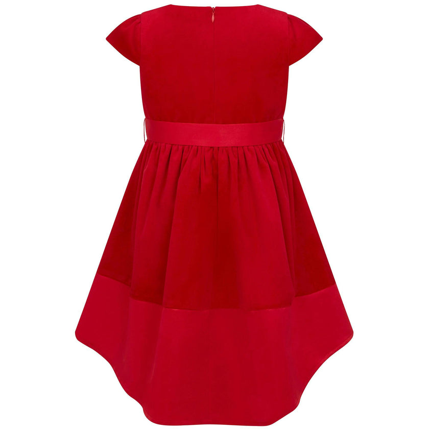 Florence Velvet & Satin Bow Party Dress