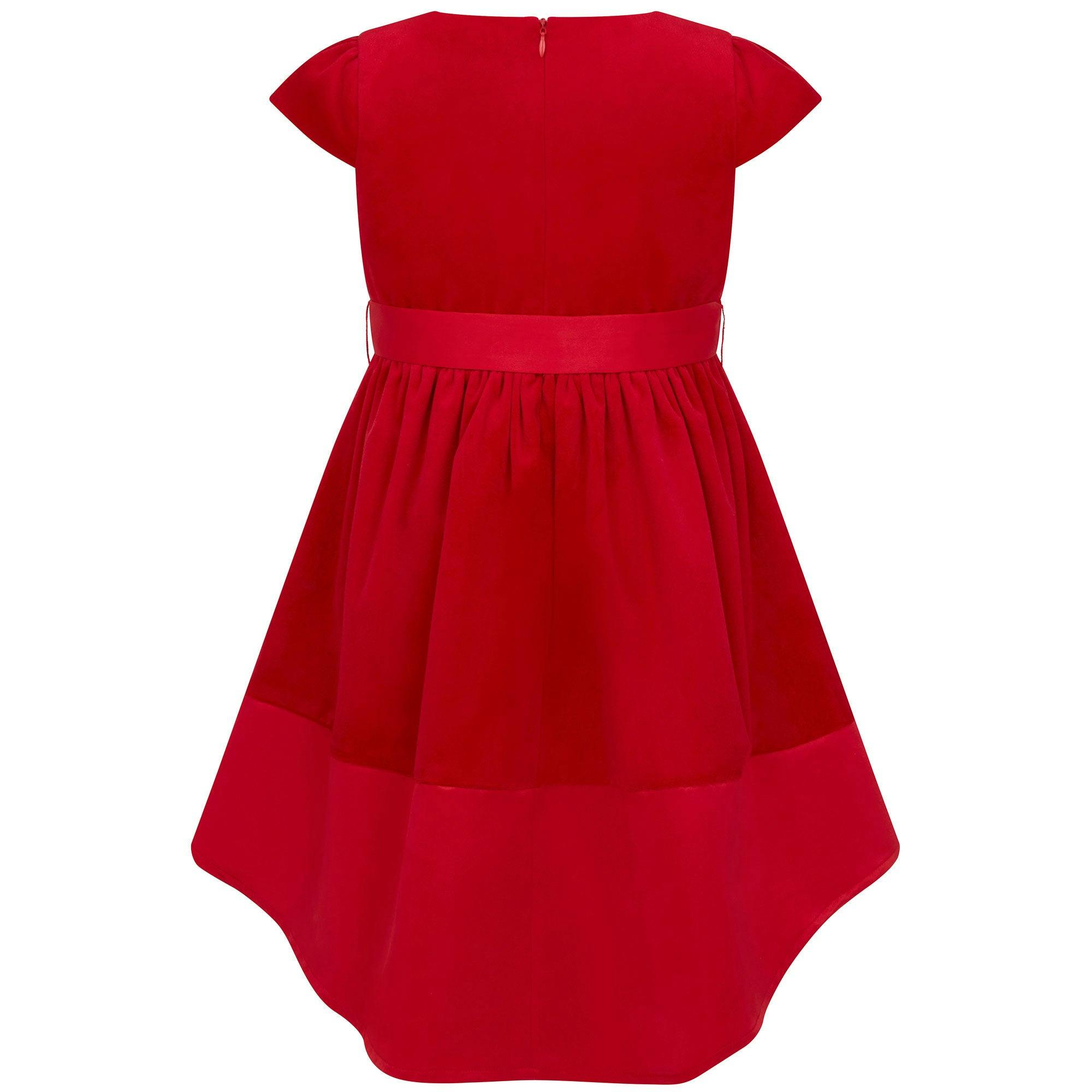 Florence Velvet & Satin Bow Party Dress